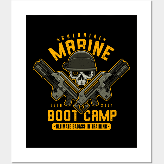 Colonial Marine Boot Camp Wall Art by adho1982